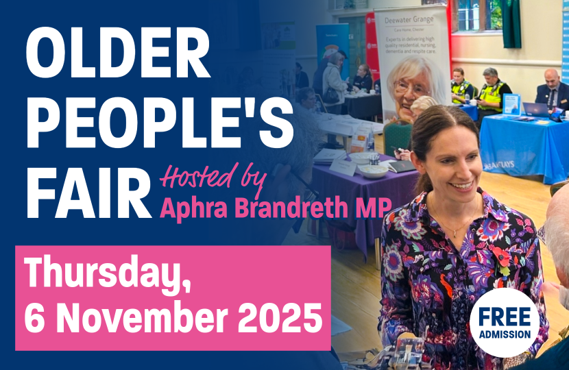 Aphra Brandreth MP's Older People's Fair