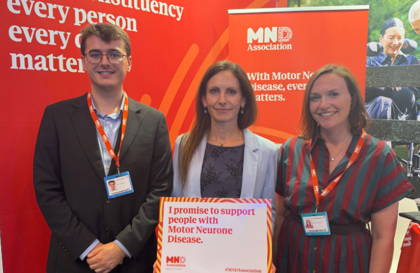 Aphra with the MND Association