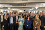 Picture of Aphra with local members at selection meeting