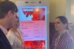 Aphra Brandreth MP with Vodafone
