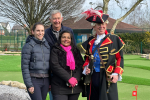 Aphra, Ken Brown, Cllr Daniells, Town Crier