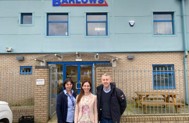 Aphra on a visit to Barlows