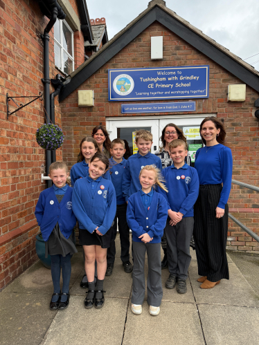 Aphra Brandreth MP at Tushingham Primary School
