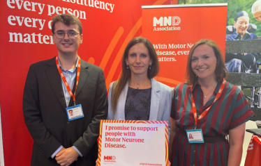 Aphra with the MND Association